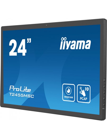 iiyama T2455MSC-B1 pantalla de señalización Pantalla plana para señalización digital 61 cm (24") LED 400 cd   m² Full HD Negro