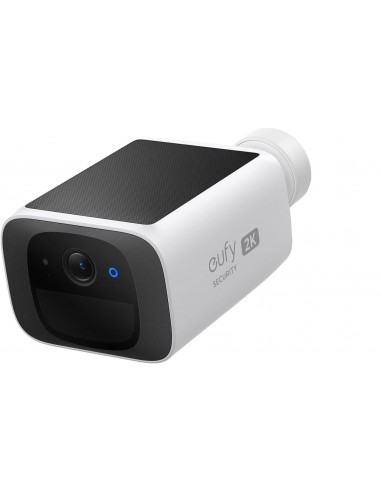 Eufy Security SoloCam S220, Camara vigilancia WiFi Exterior, Camara vigilancia WiFi Exterior Solar,2K resolución, IP67, nessun