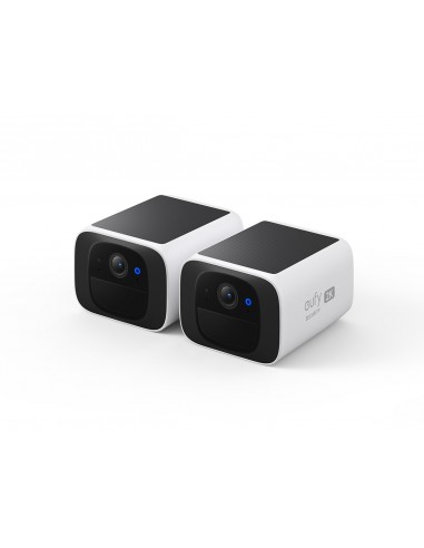 Eufy Security SoloCam S220, Camara vigilancia WiFi Exterior, Camara vigilancia WiFi Exterior Solar,2K resolución, IP67, nessun
