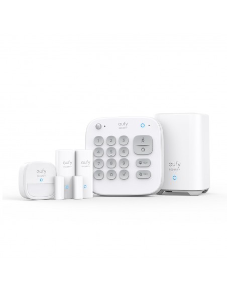 Eufy Security 5 piezas Smart Home Set, sistema de seguridad inteligente para el hogar, con cerradura de puerta, sensor de