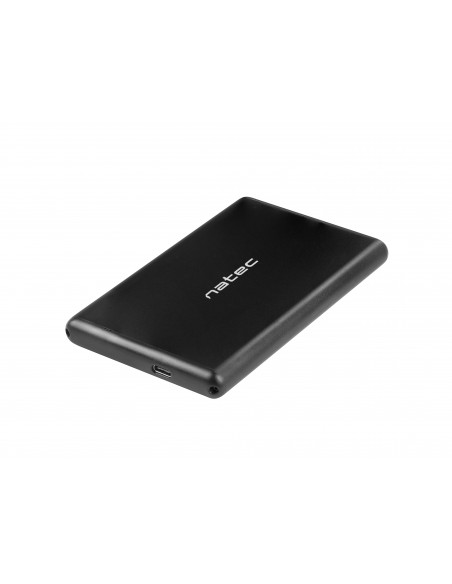 NATEC RHINO-C Carcasa de disco duro SSD Negro 2.5"