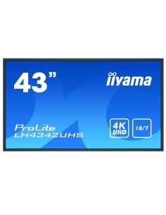 iiyama LH4342UHS-B3 pantalla de señalización Pantalla plana para señalización digital 108 cm (42.5") IPS 500 cd   m² 4K Ultra