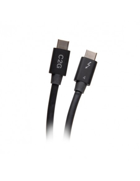 C2G Cable Thunderbolt™ 4 USB-C® de 0,5 m (1,5 ft) (40 Gbps)