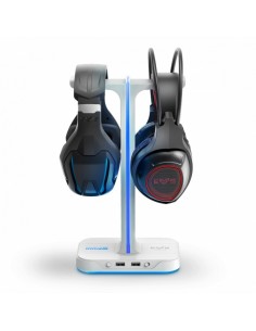 Energy Sistem Gaming Headset Stand ESG S3 DUO Soporte activo para teléfono móvil Auriculares, Teléfono móvil smartphone Blanco
