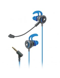 SBS MHINEARGAMEK auricular y casco Auriculares Alámbrico gancho de oreja Juego Azul