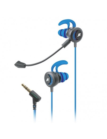 SBS MHINEARGAMEK auricular y casco Auriculares Alámbrico gancho de oreja Juego Azul