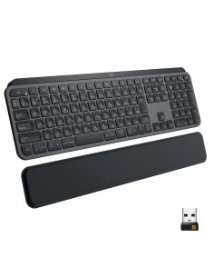 Logitech MX Keys Plus teclado RF Wireless + Bluetooth QWERTY Inglés Grafito
