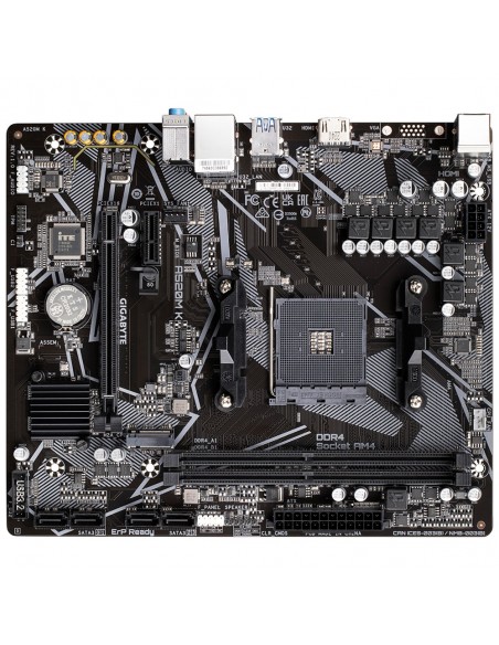 Gigabyte A520M K (rev. 1.0) AMD A520 Zócalo AM4 micro ATX