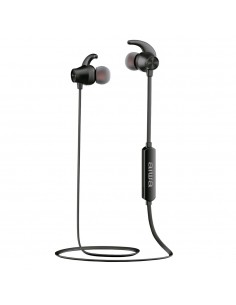 Aiwa ESTBT-400BK auricular y casco Auriculares Inalámbrico Dentro de oído, Banda para cuello Llamadas Música Bluetooth Negro