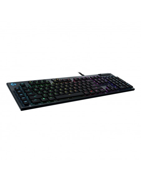 Logitech G G815 LIGHTSYNC RGB Mechanical Gaming Keyboard – GL Linear teclado USB QWERTY Inglés Carbono