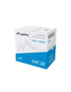 Lanberg LCU5-11CU-0305-S cable de red Gris 305 m Cat5e U UTP (UTP)