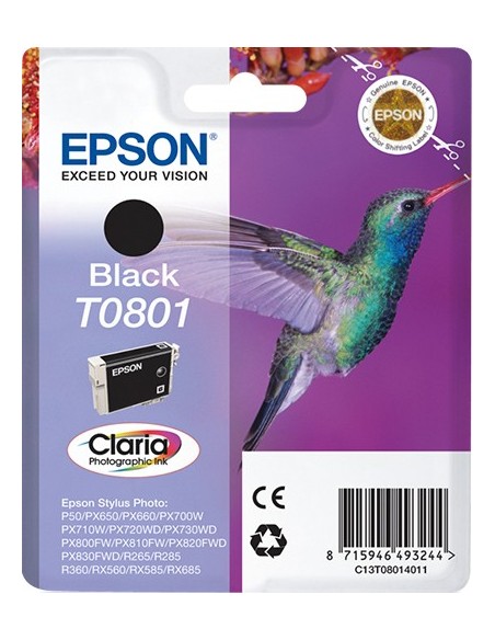 Epson Hummingbird Cartucho T0801 negro