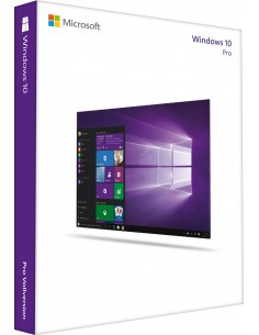 Microsoft Windows 10 Pro, 64-bit, GGK, ENG Get Genuine Kit (GGK) 1 licencia(s)