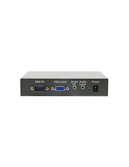 LevelOne AVE-9205 extensor audio video Transmisor y receptor de señales AV Negro