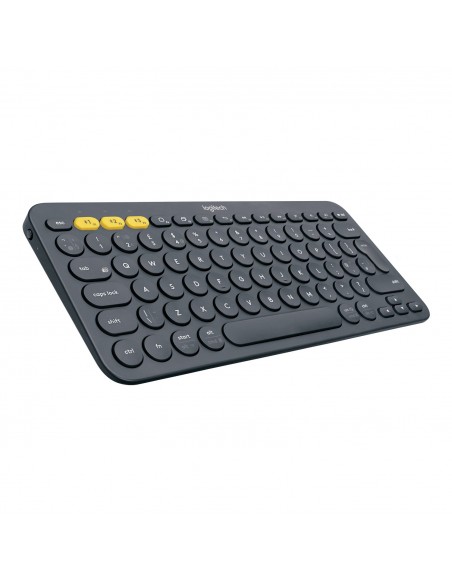Logitech K380 Multi-Device teclado Bluetooth AZERTY Francés Gris