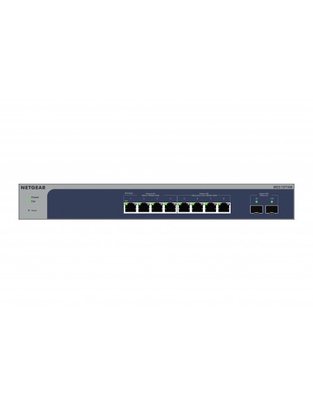 NETGEAR 8-Port Multi-Gigabit 10G Ethernet Smart Switch with 2 SFP+ Ports (MS510TXM) Gestionado L2+ 10G Ethernet