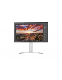 LG 27UP850N-W LED display 68,6 cm (27") 3840 x 2160 Pixeles 4K Ultra HD Plata, Negro