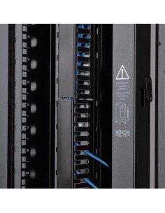 Tripp Lite SRCABLEDUCTVRT Sujetador de cables vertical SmartRack, 1.83 m [6 pies] - Doble ducto de peine con tapa e instalación 2