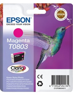 Epson Hummingbird Cartucho T0803 magenta