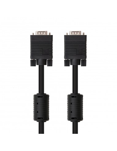 Nanocable CABLE SVGA CON FERRITA, HDB15 M-HDB15 M, 15 M