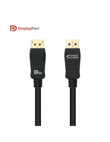 Nanocable 10.15.2501 cable DisplayPort 1 m Negro