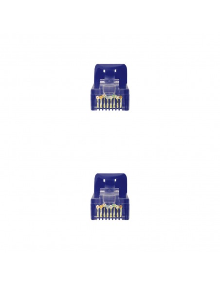 Nanocable Cable de red latiguillo RJ45 LSZH Cat.6A UTP AWG24, Azul, 2.0m