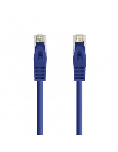 Nanocable Cable de red latiguillo RJ45 LSZH Cat.6A UTP AWG24, Azul, 2.0m