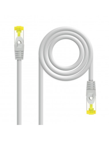 Nanocable Cable de red latiguillo RJ45 LSZH Cat.6A SFTP AWG26, Gris, 10 m