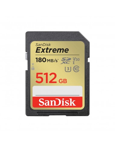 SanDisk Extreme 512 GB SDXC UHS-I Clase 10