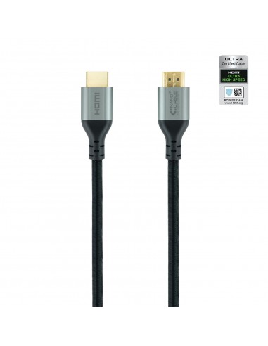 Nanocable Cable HDMI 2.1 Certificado ULTRA HIGH SPEED A M-A M, Negro, 2 m