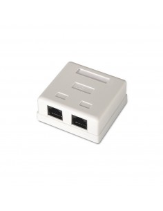 AISENS A139-0302 caja de conexiones de red Cat6 Blanco