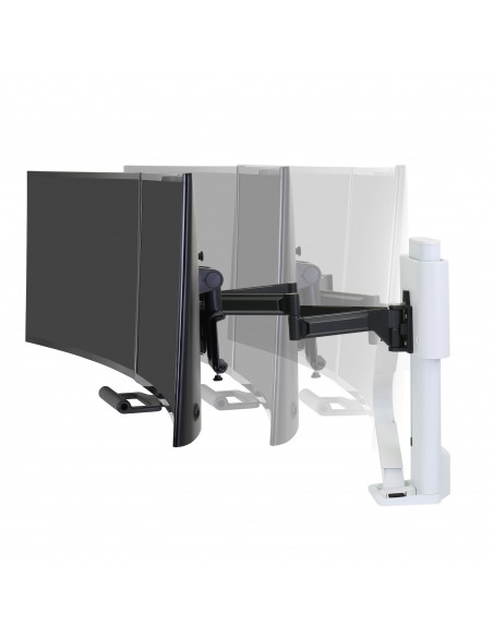 Ergotron TRACE 45-631-216 soporte para monitor 68,6 cm (27") Blanco Escritorio