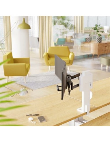 Ergotron TRACE 45-631-216 soporte para monitor 68,6 cm (27") Blanco Escritorio