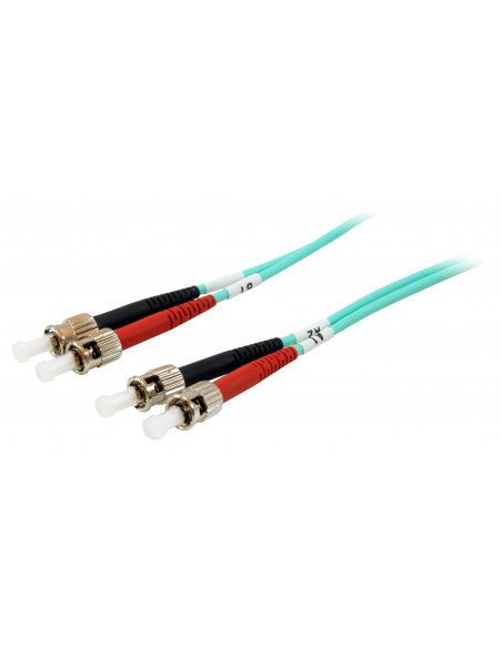 Equip 25224207 cable de fibra optica 2 m ST OM3 Turquesa