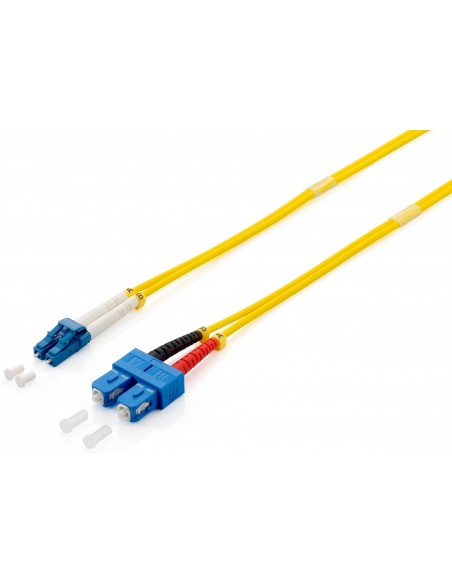 Equip 254331 cable de fibra optica 1 m LC SC OS2 Amarillo