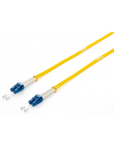 Equip 254431 cable de fibra optica 1 m LC OS2 Amarillo