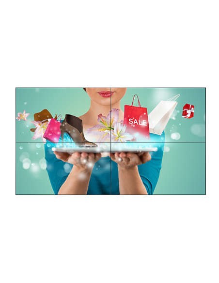 Philips Signage Solutions 49BDL2105X 00 pantalla de señalización 123,2 cm (48.5") IPS 500 cd   m² Full HD Negro 24 7