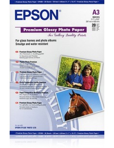 Epson Premium Glossy Photo Paper, DIN A3, 255 g m², 20 hojas