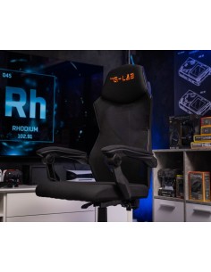 The G-Lab KS-RHODIUM-A silla para videojuegos Silla para videojuegos universal Asiento acolchado Negro 2