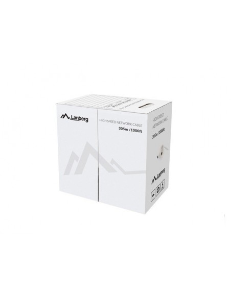 Lanberg LCU5-12CU-0305-O cable de red Naranja 305 m Cat5e U UTP (UTP)