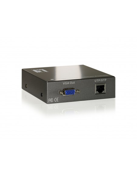 LevelOne AVE-9200 extensor audio video Receptor AV Negro