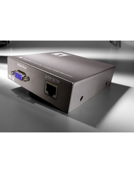 LevelOne AVE-9200 extensor audio video Receptor AV Negro