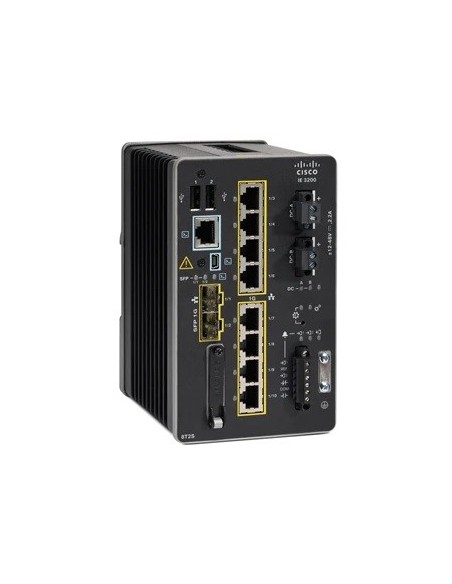 Cisco Catalyst IE-3200-8T2S-E switch Gestionado L2 L3 Gigabit Ethernet (10 100 1000) Negro