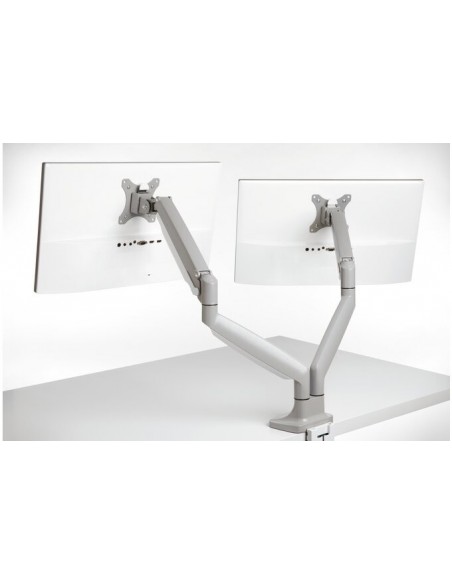 Kensington Brazo SmartFit® de altura ajustable con controles de un solo toque para dos monitores