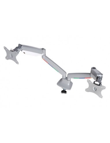 Kensington Brazo SmartFit® de altura ajustable con controles de un solo toque para dos monitores