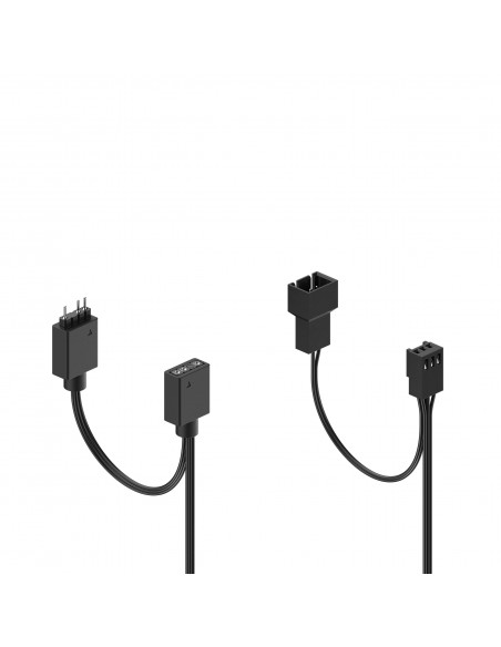 Fractal Design Aspect 14 RGB Carcasa del ordenador Ventilador 14 cm Negro 3 pieza(s)