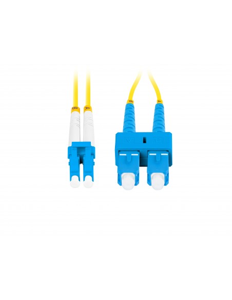 Lanberg FO-SULU-SD11-0010-YE cable de fibra optica 1 m SC LC G.657.A1 Amarillo
