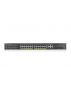 Zyxel GS2220-28HP-EU0101F switch Gestionado L2 Gigabit Ethernet (10 100 1000) Energía sobre Ethernet (PoE) Negro 2