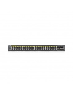 Zyxel GS2220-50HP-EU0101F switch Gestionado L2 Gigabit Ethernet (10 100 1000) Energía sobre Ethernet (PoE) Negro 2