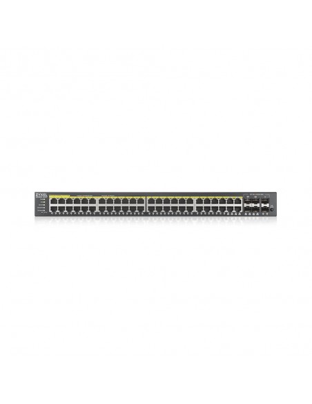 Zyxel GS2220-50HP-EU0101F switch Gestionado L2 Gigabit Ethernet (10 100 1000) Energía sobre Ethernet (PoE) Negro
